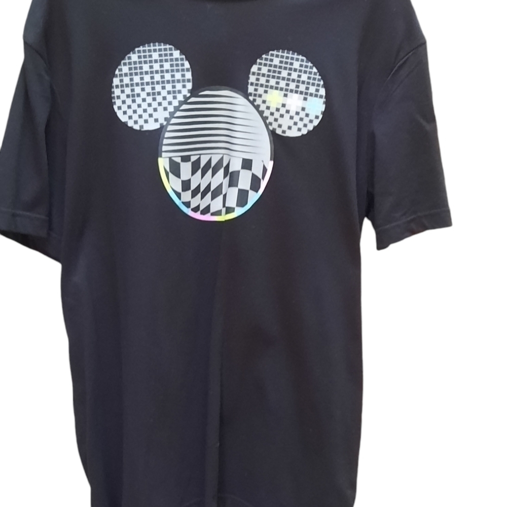 Disney Mickey Mouse Robot Black T-Shirt Unisex - Picture 5 of 8